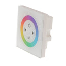Wall Mounted 5050 3528 SMD RGB Strip Light Glass Touch Switch Panel Led Dimmer Controller DC12V-24V