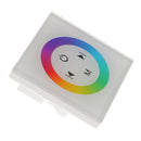 Wall Mounted 5050 3528 SMD RGB Strip Light Glass Touch Switch Panel Led Dimmer Controller DC12V-24V