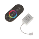 Wireless Touch RGB LED RF Remote Controller Dimmer for 5050/3528 SMD LED Strip Light Rope Lights DC 12V-24V