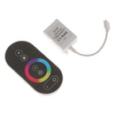 Wireless Touch RGB LED RF Remote Controller Dimmer for 5050/3528 SMD LED Strip Light Rope Lights DC 12V-24V