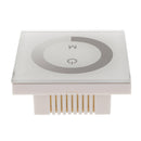 Wireless Wall Mount Light Switch Touch Controlled RGB LED dimmer for DC12V/24V LED Strip Lights DC12V/24V, 9x9x4cm