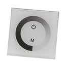 Wireless Wall Mount Light Switch Touch Controlled RGB LED dimmer for DC12V/24V LED Strip Lights DC12V/24V, 9x9x4cm