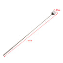65cm Detachable Stainless Steel Algae Cleaning Tool Scraper Blade Scrubber for Aquarium Planted Tank Glass Cleaning