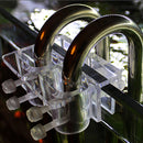 12mm/16mm Aquarium Tube Hose Pipe Holder Fixation Clip Fish Tank Aquarium Mounted, Acrylic