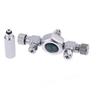 2-Way Stainless Steel Aquarium CO2 Splitter Regulator Check Valve