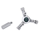 3-Way Stainless Steel Aquarium CO2 Splitter Regulator Check Valve