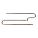 Set Of Mirror Polished Easy To Clean Pipe Inflow With Pipe Outflow + Pipe Fixation Holder For Aquarium Plant Tank 12mm