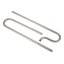 Set Of Mirror Polished Easy To Clean Pipe Inflow + Pipe Outflow + Pipe Fixation Holder For Aquarium Plant Tank 16mm
