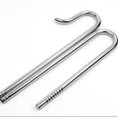 Set Of Mirror Polished Easy To Clean Pipe Inflow + Pipe Outflow + Pipe Fixation Holder For Aquarium Plant Tank 16mm