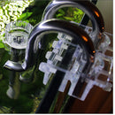 Set Of Mirror Polished Easy To Clean Pipe Inflow + Pipe Outflow + Pipe Fixation Holder For Aquarium Plant Tank 12mm
