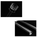 2 Piece Aquarium Water Tube Surface Skimmer Filter Outflow and Inflow Pipe Tubing with Screws, 12mm and 16mm, Tank Mounted