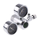 Dual-Gauge CO2 Regulator Carbon Dioxide Pressure Reducer with Adjustable Valve and Bubble Counter