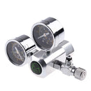 Dual-Gauge CO2 Regulator Carbon Dioxide Pressure Reducer with Adjustable Valve and Bubble Counter