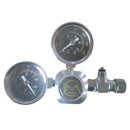 Professional Dual-Gauge CO2 Regulator Meter Carbon Dioxide Pressure Reducer with Solenoid Adjustable Valve and Bubble Counter