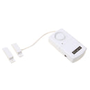 Wireless Window Door Sensor Intruder Burglar Alarm Magnetic Contacts Home Security System Kits, White, Adhesive
