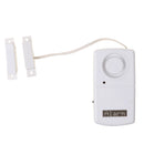 Wireless Window Door Sensor Intruder Burglar Alarm Magnetic Contacts Home Security System Kits, White, Adhesive