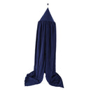 Children Bedroom Decor Bed Canopy Baby Insect Flies Protection Kids Reading Play Portable Tents Cotton Mosquito Net Blue