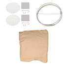 Children Bedroom Decor Bed Canopy Baby Insect Flies Protection Kids Reading Play Portable Tents Cotton Mosquito Net Khaki