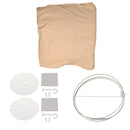 Children Bedroom Decor Bed Canopy Baby Insect Flies Protection Kids Reading Play Portable Tents Cotton Mosquito Net Khaki