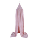 Children Bedroom Decor Bed Canopy Baby Insect Flies Protection Kids Reading Play Portable Tents Cotton Mosquito Net Pink