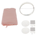 Children Bedroom Decor Bed Canopy Baby Insect Flies Protection Kids Reading Play Portable Tents Cotton Mosquito Net Pink