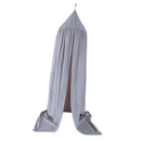 Children Bedroom Decor Bed Canopy Baby Insect Flies Protection Kids Reading Play Portable Tents Cotton Mosquito Net Gray