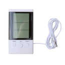 Indoor/Outdoor Big LCD Weather Station Thermometer Hygrometer Temperature Humidity Tester Gauge, with Probe