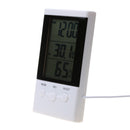 Indoor/Outdoor Big LCD Weather Station Thermometer Hygrometer Temperature Humidity Tester Gauge, with Probe