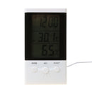 Indoor/Outdoor Big LCD Weather Station Thermometer Hygrometer Temperature Humidity Tester Gauge, with Probe