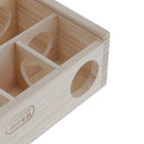 Small Animals Pet Hamster Maze Tunnel Gerbil Rat Mouse Wooden Toys Exercise Toy