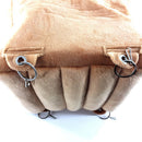 Warm Hammock for Small Pet Animals Ferret Rat Hamster Bird Parrot Squirrel Hanging Bed Toy House Light Brown (Square Hammock)