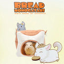 Warm Hammock for Small Pet Animals Ferret Rat Hamster Bird Parrot Squirrel Hanging Bed Toy House Light Brown (Square Hammock)