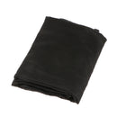 Soft Comfortable Shrink Resistant Solid Color Satin Silk Bedding Duvet Cover+Flat Sheet+Pack of 2PCS Pillow Case FOR 5ft Bed Black