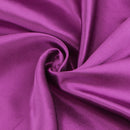 Soft Comfortable Shrink Resistant Solid Color Satin Silk Bedding Duvet Cover+Flat Sheet+Pack of 2PCS Pillow Case FOR 5ft Bed Dark Purple