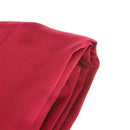 Soft Comfortable Shrink Resistant Solid Color Satin Silk Bedding Duvet Cover+Flat Sheet+Pack of 2PCS Pillow Case FOR 5ft Bed Red