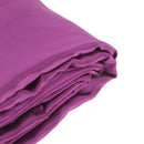 Soft Comfortable Shrink Resistant Solid Color Satin Silk Bedding Duvet Cover+Flat Sheet+Pack of 2PCS Pillow Case FOR 6ft Bed Dark Purple