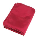 Soft Comfortable Shrink Resistant Solid Color Satin Silk Bedding Duvet Cover+Flat Sheet+Pack of 2PCS Pillow Case FOR 6.6ft Bed Red