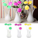 USB Vase Design Desk Lamp Light Bonsai LED Table Lamp Light - Purple