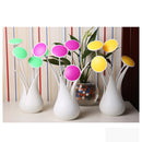USB Vase Design Desk Lamp Light Bonsai LED Table Lamp Light - Purple