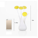 USB Vase Design Desk Lamp Light Bonsai LED Table Desk Lamp Light - Yellow