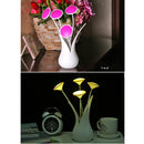 USB Vase Design Desk Lamp Light Bonsai LED Table Desk Lamp Light - Yellow
