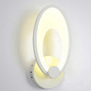 Art Decor Style Bedside Lamp Simple Desk Lamp Light Round Warm White 220V