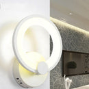 Art Decor Style Bedside Lamp Simple Desk Lamp Light Round Warm White 220V