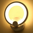 Art Decor Style Bedside Lamp Simple Desk Lamp Light Round Warm White 220V