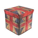 Non-woven Straw Covering Film for Shoes Sitting Stool Storage Box Union Jack