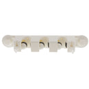 Multipurpose Bathroom Toilet Space ABS Plastic Suction Cup Mop Broom Rack Bracket Shelves Holder Hanging Organize Random Color Delivery