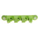 Multipurpose Bathroom Toilet Space ABS Plastic Suction Cup Mop Broom Rack Bracket Shelves Holder Hanging Organize Random Color Delivery