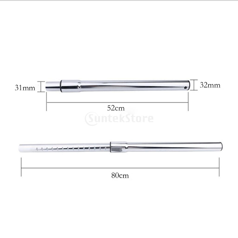 1.25 inch/32mm Dia. Telescopic Vacuum Tube Extension Wand Stainless Steel
