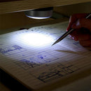 Mini Round Adhesive Push/Tap LED Night Light Under Cupboard Cabinet Closet Lamp Battery Powered, 6.8x2.5cm