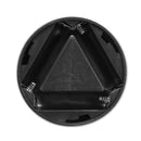 Mini Round Adhesive Push/Tap LED Night Light Under Cupboard Cabinet Closet Lamp Battery Powered, 6.8x2.5cm